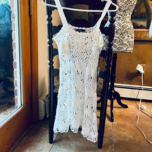 ✨💖 White Crochet Tank Tunic 💖 - Picture 6 of 8